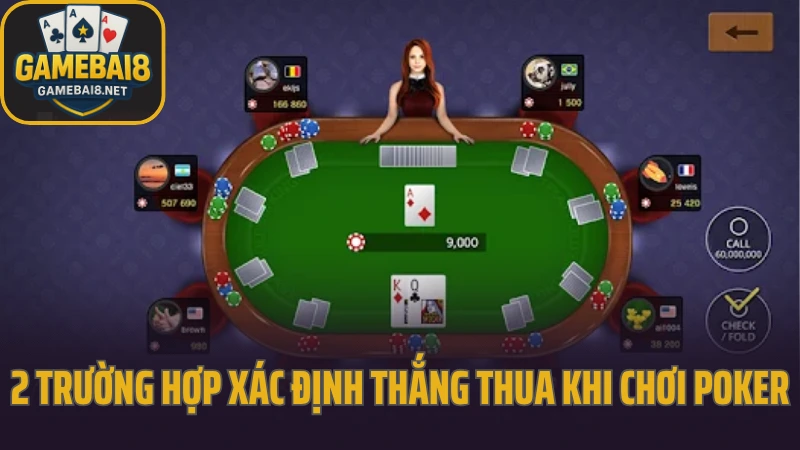 Poker texas - vòng cược nhanh, cảm giác căng từ preflop 5 2 trường hợp xác định thắng thua khi chơi poker