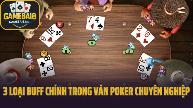 Cách bluff trong poker để đối thủ bỏ bài gập bài nhanh chóng 2 3 loại buff chính trong ván poker chuyên nghiệp