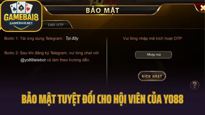 Yo88 - chơi game mượt mà trên mọi thiết bị không lo giật lag 5 Bảo mật tuyệt đối cho hội viên của yo88