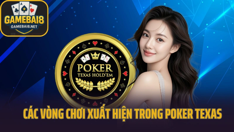Hướng dẫn chơi poker texas từng vòng tố cơ bản 4 – game bài 8 2025 Các vòng chơi xuất hiện trong game poker texas