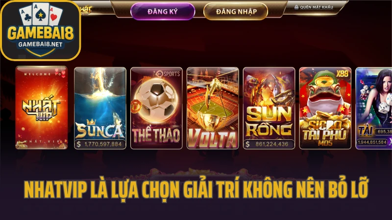 Nhatvip - cổng game có tỷ lệ thưởng hấp dẫn bậc nhất 2025 2 Nhatvip là lựa chọn giải trí không nên bỏ lỡ