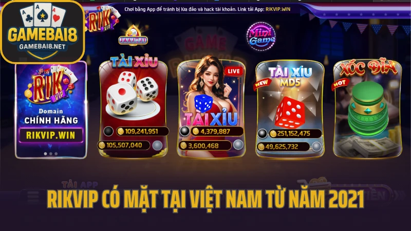 Rikvip - huyền thoại game bài trở lại với diện mạo mới 2 Rikvip có mặt tại việt nam từ năm 2021