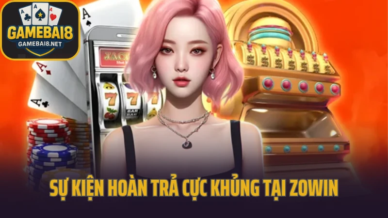 Zowin - tựa game dành riêng cho người chơi thích chinh phục 5 Sự kiện hoàn trả cực khủng tại zowin