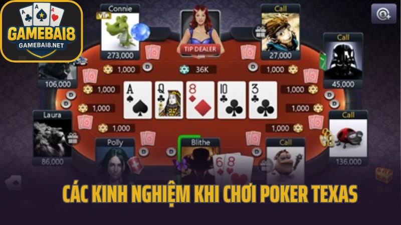Poker texas - vòng cược nhanh, cảm giác căng từ preflop 6 Các kinh nghiệm khi chơi poker texas cược thủ cần biết