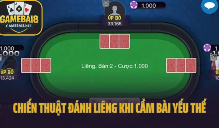 Cầm Bài Xấu Đánh Sao? 3 Chiến Thuật Đánh Liêng Kèo Dưới Thành Kèo Trên