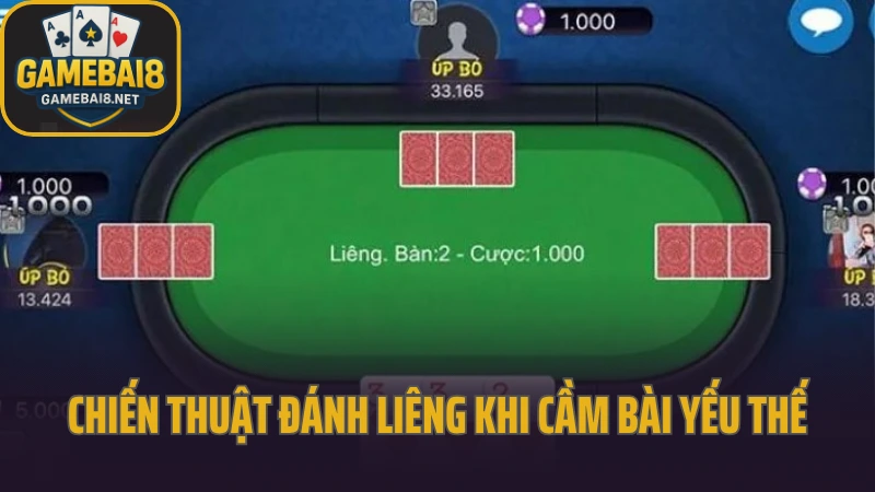 Chiến thuật đánh liêng khi cầm bài yếu không thua 5 Chiến thuật đánh liêng khi cầm bài yếu thế