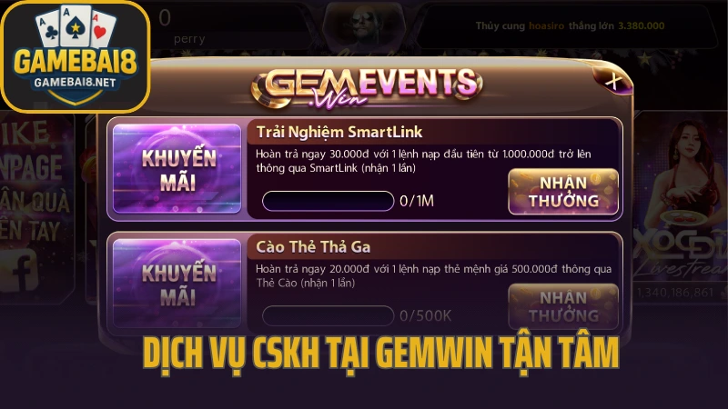 Gemwin - trải nghiệm cổng game với giao diện và tốc độ đỉnh cao 5 Dịch vụ cskh tại gemwin tận tâm