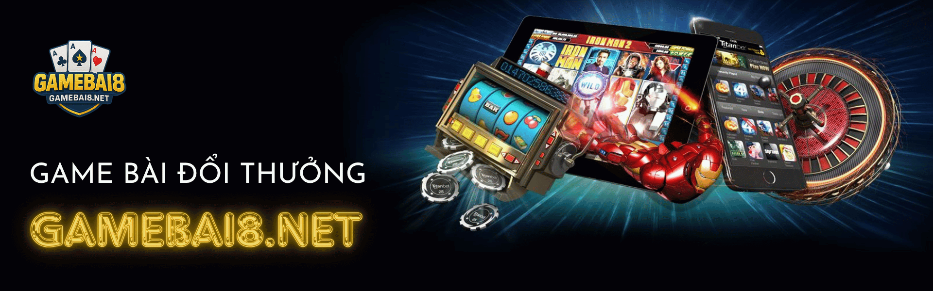 Game bài 8 banner - game bài đổi thưởng