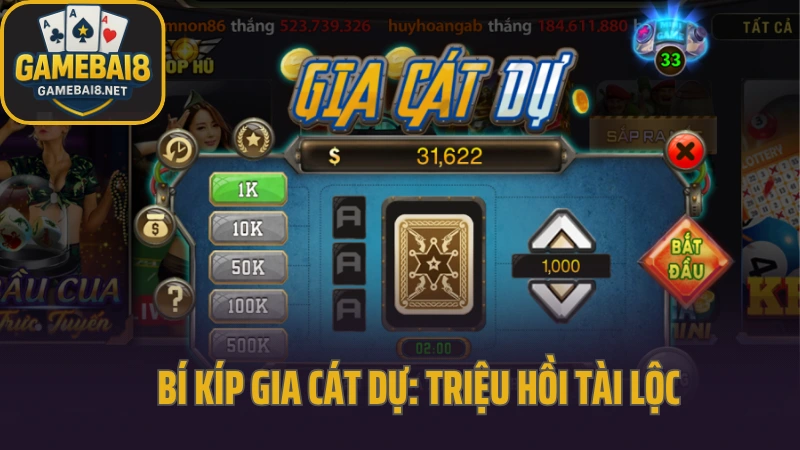 Bí kíp gia cát dự: triệu hồi tài lộc
