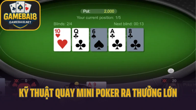 Mẹo Quay Mini Poker Trúng Lớn – 5 Kinh Nghiệm Từ Người Thật Việc Thật