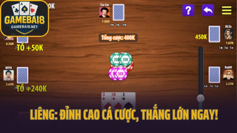 Liêng: đỉnh cao cá cược, thắng lớn ngay!