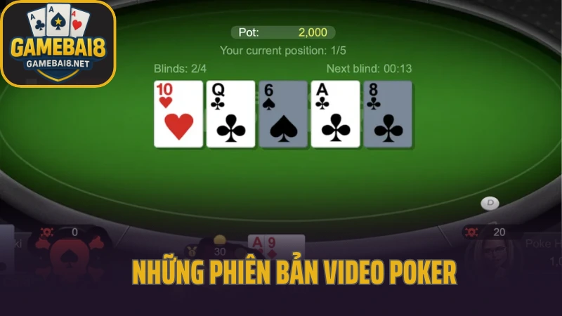 Video poker kết hợp slot và bài đầy mới mẻ xu hướng 2025 3 – game bài 8 2025 Những phiên bản video poker đang được ưa chuộng nhất