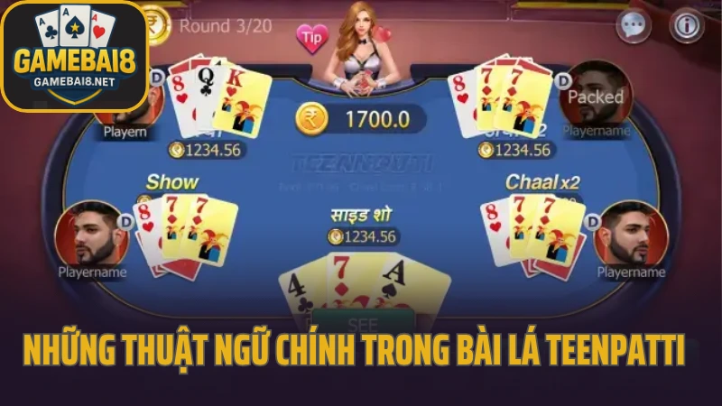 Teenpatti - game bài ấn độ đang gây sốt trong cộng đồng trẻ 3 Những thuật ngữ chính trong bài lá teenpatti