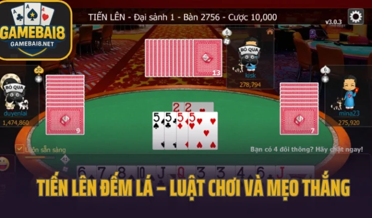 Tiến Lên Đếm Lá – Luật Chơi Và Mẹo Thắng Với Số Lá Ít Nhất