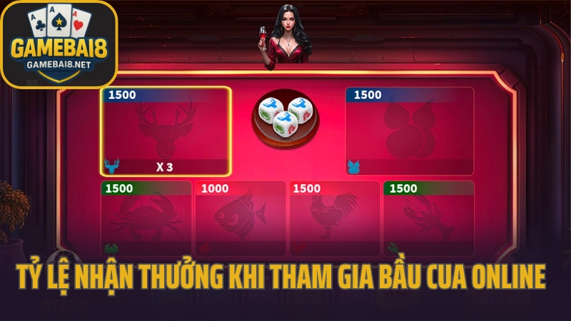 Bầu cua - tái hiện trò chơi dân gian bằng giao diện hiện đại 4 Tỷ lệ nhận thưởng khi tham gia bầu cua online