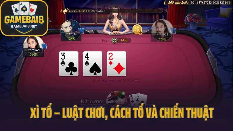 Xì tố – luật chơi, cách tố và chiến thuật giành ưu thế
