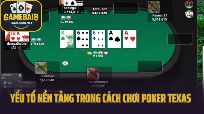 Poker texas - vòng cược nhanh, cảm giác căng từ preflop 3 Yếu tố nền tảng trong cách chơi poker texas